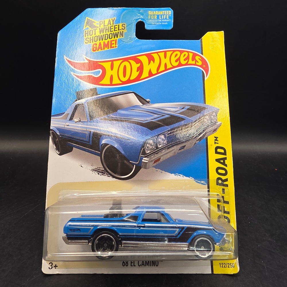 Hot Wheels 68 El Camino Blue Off-Road 2015 HW Hot Trucks 122/250